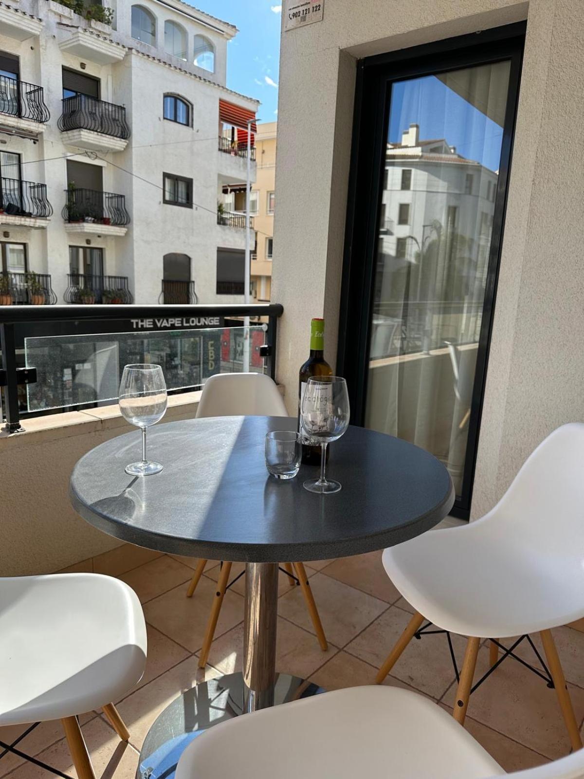 Stadscentrum Moraira Appartement El Sol De Moraira Met Zwembad エクステリア 写真